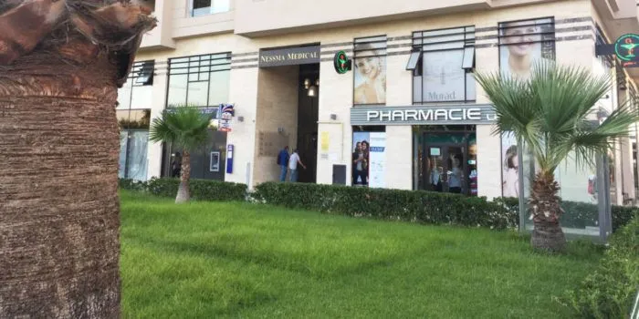 Façade de la résidence Nessma Medical, où se trouve la clinique du Dr Seffen